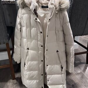 Ralph Lauren Women's Off-White Puffer Coat